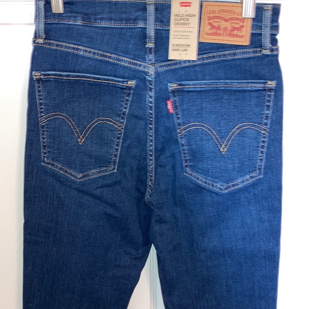 NWT Levi's Mile High Super Skinny Jeans MSRP $70 - Picture 10 of 10